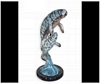 Tabletop Manatee Sculpture - Bronze