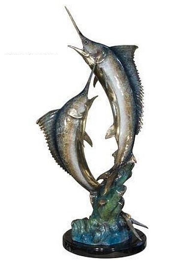 2 Marlin Sculptures