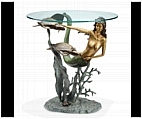 Mermaid with Turtles Table