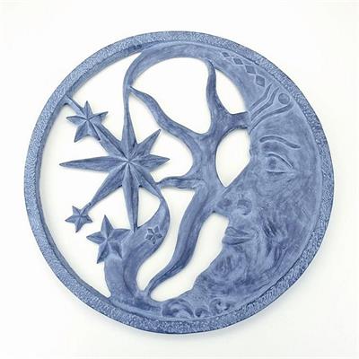 Moon and Star Wall Plaque