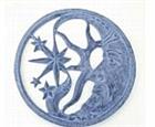 Moon and Star Wall Plaque