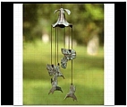 Morning Glory and Hummingbird Wind Chime